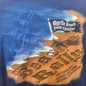 Vintage Harley Davidson T Shirt Mens‎ XXL Beach Rally 2001 Myrtle Beach